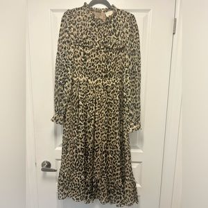 Kate Spade Leopard Print Gold dress